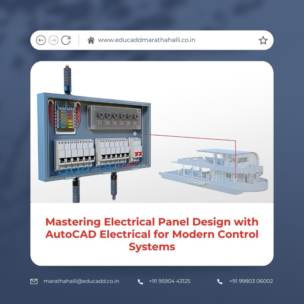 Electrical Panel Design AutoCAD | EduCADD Marathahalli